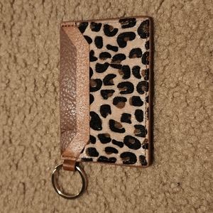 Card holder keychain